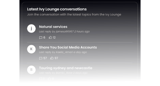 Community forum